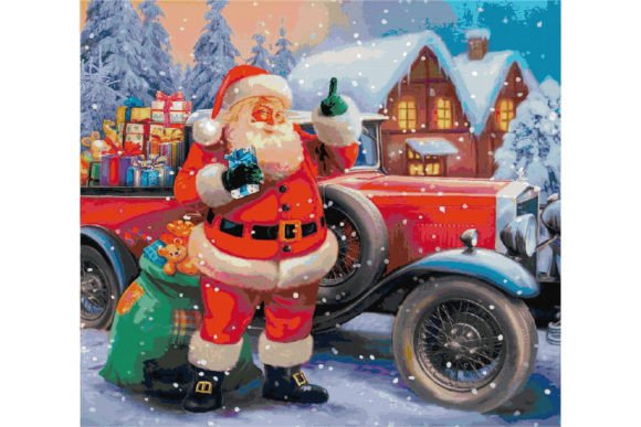 Christmas Santa Cross Stitch Patterns 16