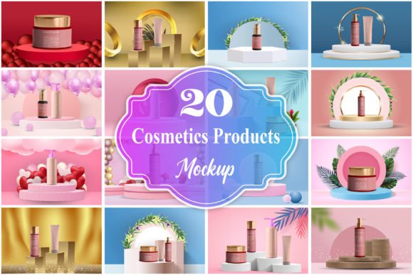Cosmetics Products Mockup Bundle: A Designer's Essential Tool