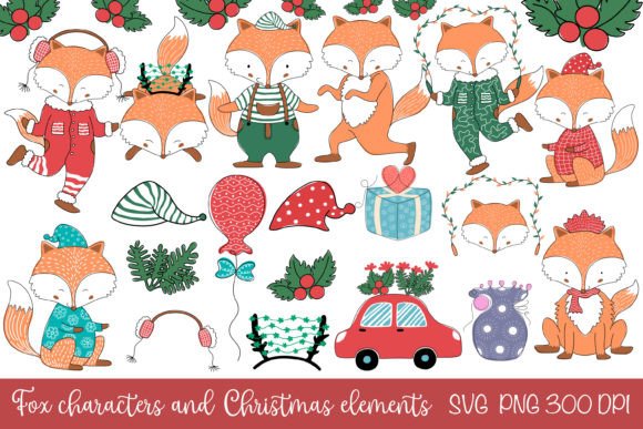 Discover the Magic of Fox Characters and Christmas Elements