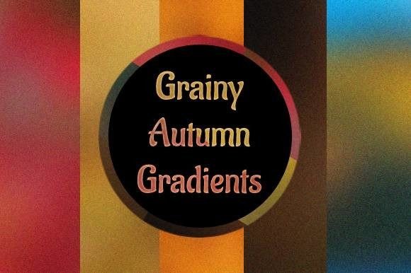 Exploring the Aesthetic and Utility of Grainy Autumn Gradients
