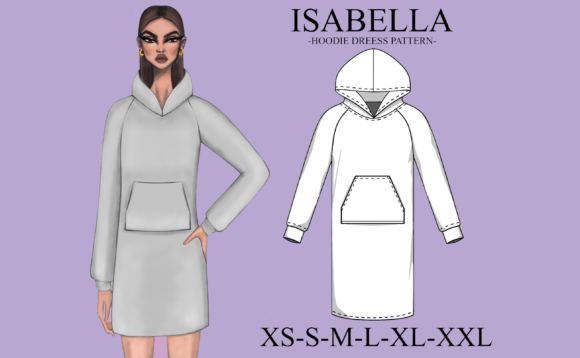 Plus Size Sweatshirt Pattern for Comfortable, Stylish Hoodie Dresses
