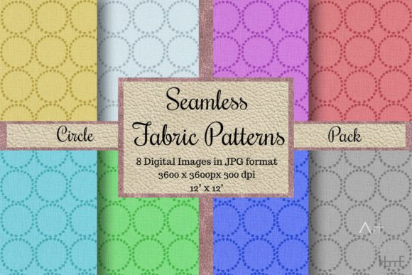 Seamless Fabric Textures - Circle Pack