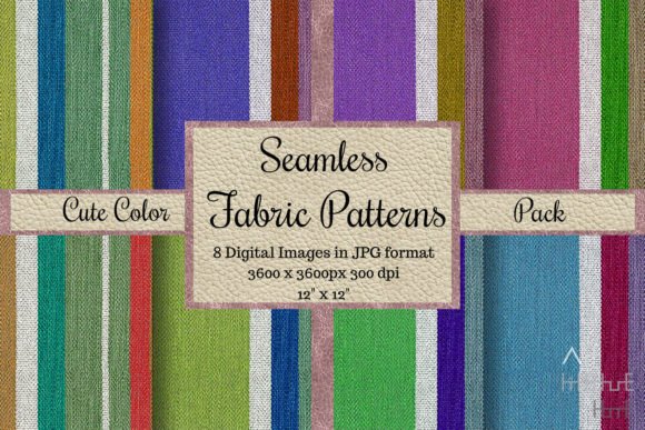Seamless Fabric Textures - Cute Color