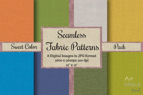 Seamless Fabric Textures - Sweet Color