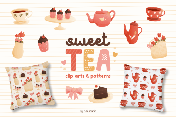 Sweet Tea Clip Arts and Patterns